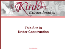 Tablet Screenshot of kinkextraordinaires.com
